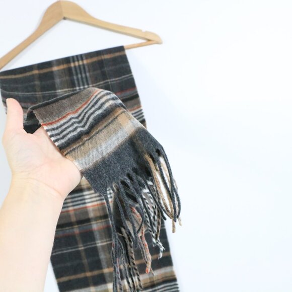 *Fraas Brown Plaid Scarf - Picture 2 of 6